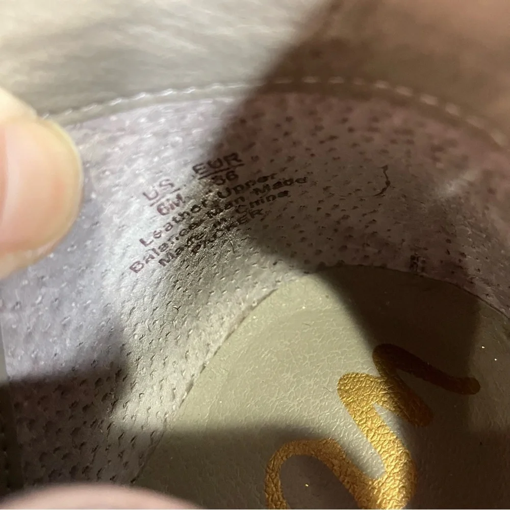 Sam‎ Edelman tan leather ankle boots size 6